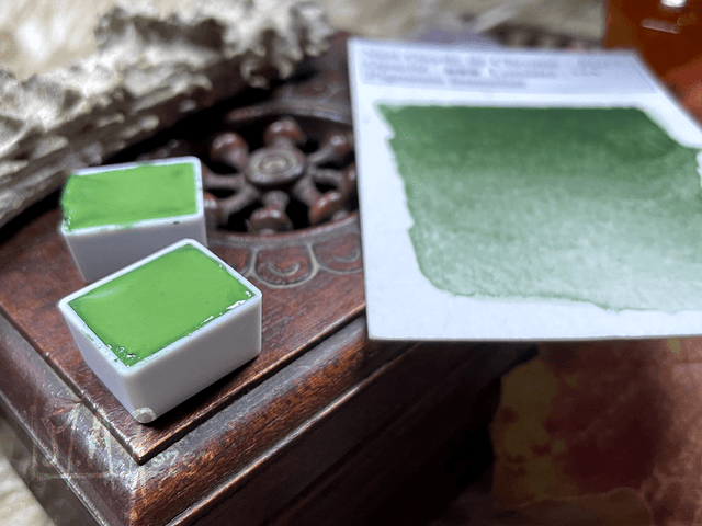 Vert Oxyde de Chrome Aquarelle