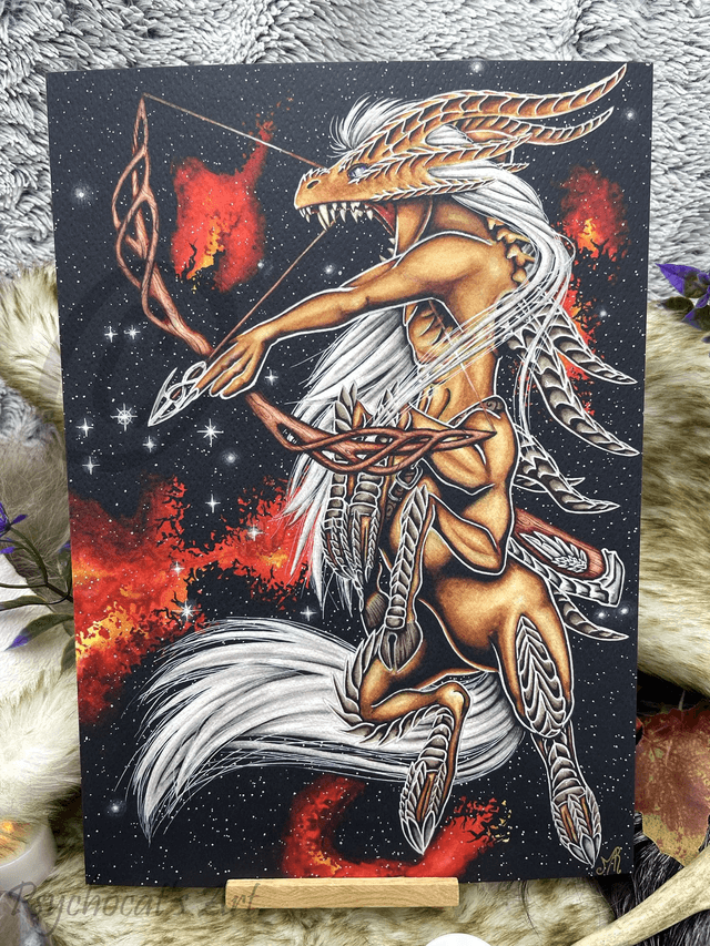 Sagittarius Sagittaire 21X30cm