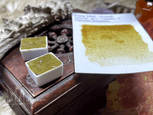 Jaune Miel Aquarelle naturelle