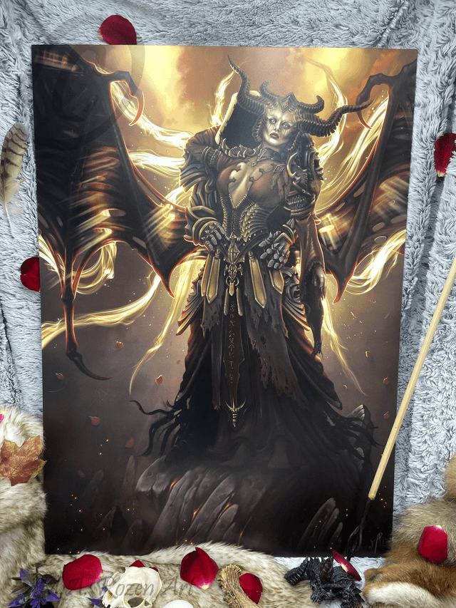 Lilith et Inarius 50X70cm