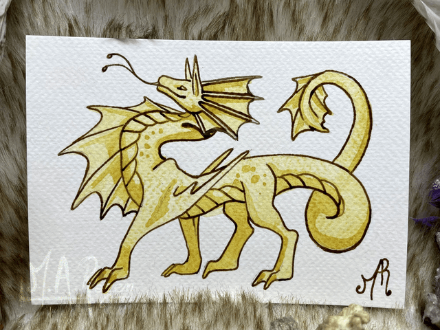 Jaune Miel Aquarelle naturelle