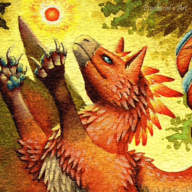Anzû, le griffon de feu Original