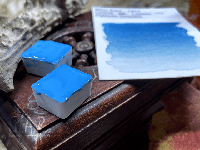 Bleu Azur Aquarelle