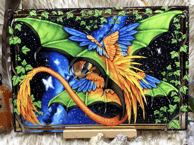 Mimau doré 15X21cm