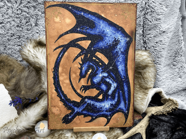 Dragon astral 21X30cm