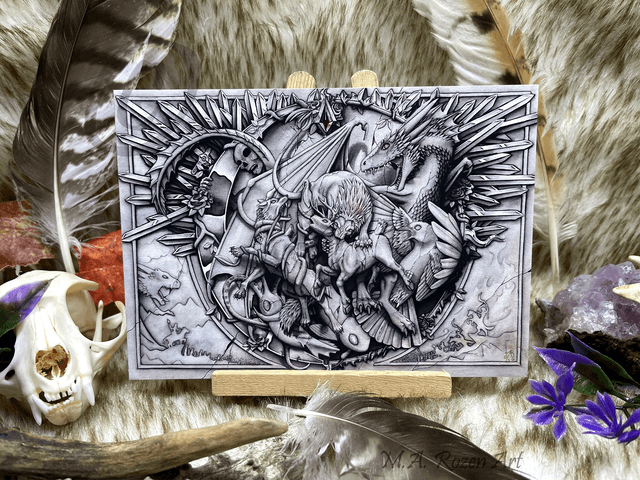 Song of Ice and Fire 10X15cm
